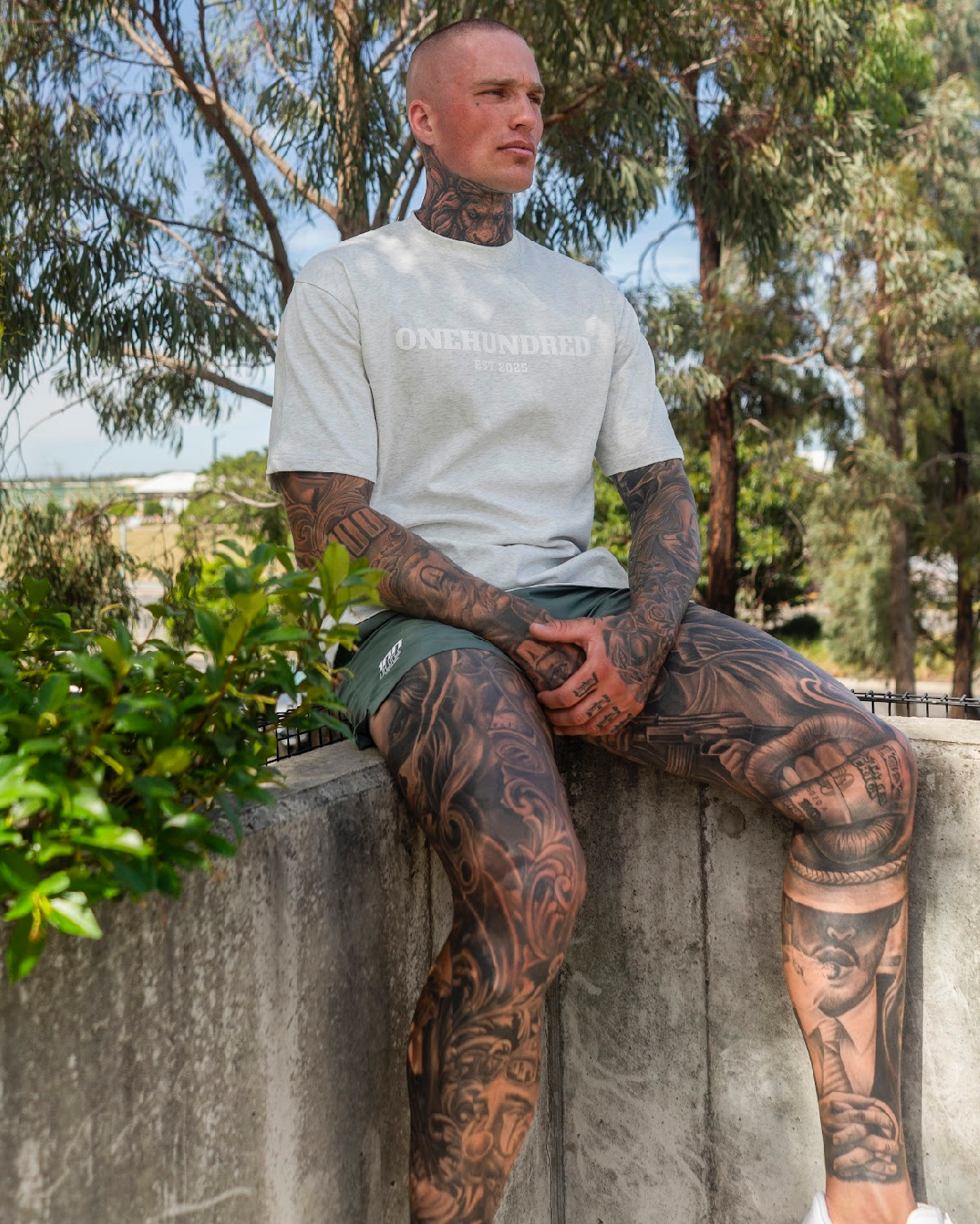 CLASSIC Oversized tee - grey